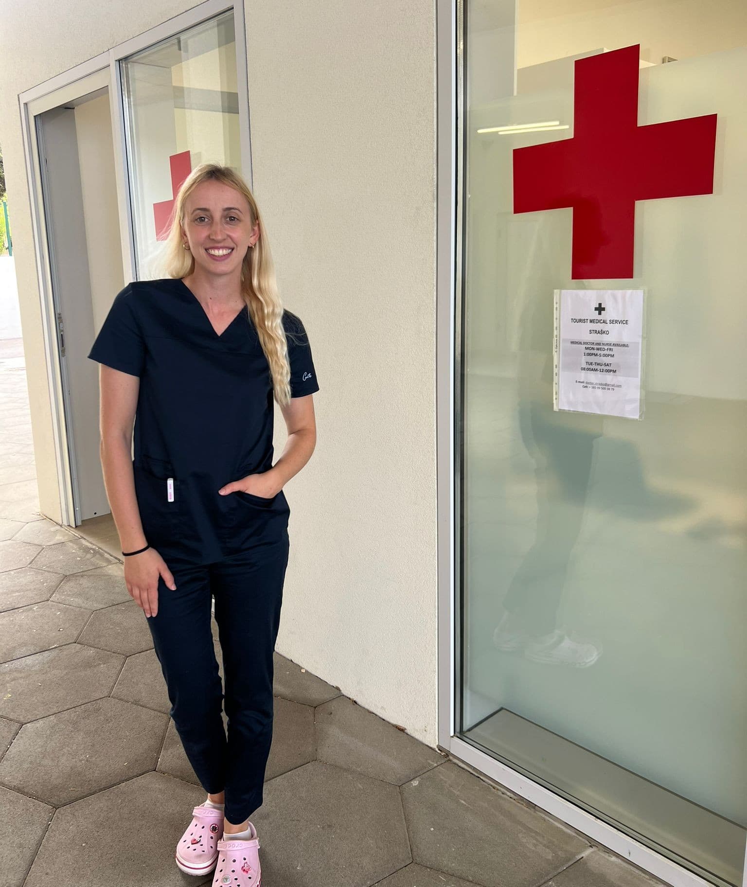 Marica Radić, nurse — Tourist Medical Service STRAŠKO